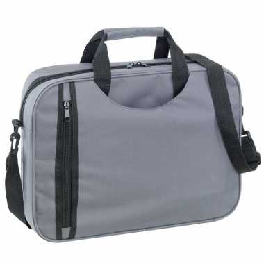 Documententas/aktetas/werktas grijs 38 cm