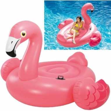Intex opblaasbare ride-on mega flamingo