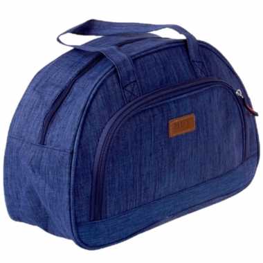 Kleine koeltas voor lunch blauw 32 x 12 x 21 cm 8 liter