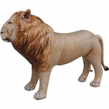 Opblaasbare leeuw 60 cm decoratie/speelgoed