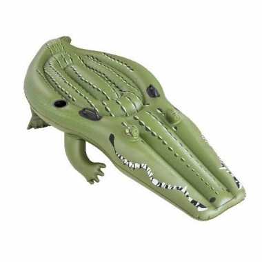 Opblaasbare mega krokodil 259 x 104 cm