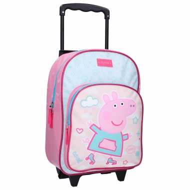 Peppa pig handbagage reiskoffer trolley 38 cm voor kinderen