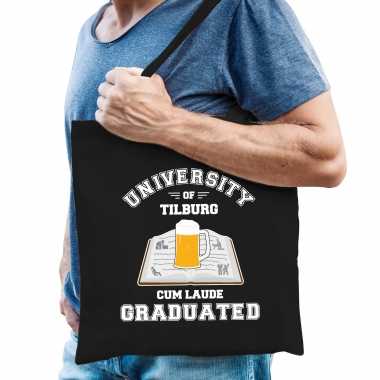 Studenten verkleed tas zwart university of tilburg voor heren