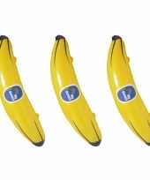 5x stuks opblaasbare banaan bananen van 100 cm