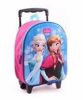Frozen koffer trolley roze voor meisjes