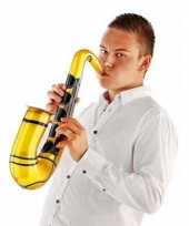 Gouden opblaasbare saxofoon