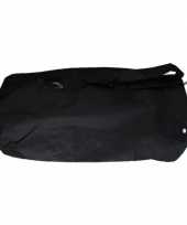 Grote duffel tas plunjezak zwart 90 cm