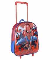 Marvel spiderman trolley reiskoffer rugtas voor kinderen