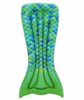 Opblaasbaar luchtbed zeemeermin staart groen 173 x 83 cm