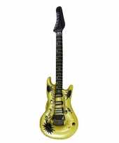 Opblaasbare gitaar goud 106 cm
