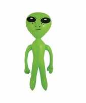Opblaasbare groene alien 64 cm