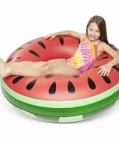 Opblaasbare watermeloen xxl zwemband 120 cm