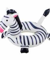 Opblaasbare zebra zwemband zwemring 61 cm speelgoed