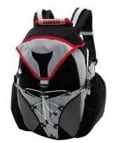 Reis rugzak rugtas zwart grijs inclusief regenhoes 53 cm