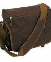 Schoudertas werktas bruin 36 x 12 x 31 cm