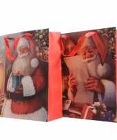 Set van 5x stuks grote kerstmis cadeautas xxl 72 cm type 1